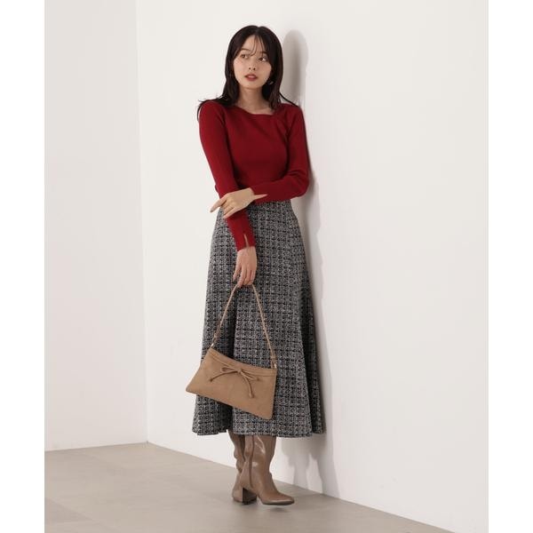 美品！！ボードウエア！XS❤️ 松川星さん着用】ダンボールフェイクスエードタイトスカート