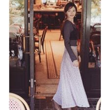 立体レースフレアスカート 25AW