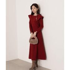 プロポーション ボディドレッシング(PROPORTION BODY DRESSING)のケープニットワンピース