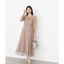 ＜藤田みりあさんコラボ＞キャミ付きチュールワンピース 25AW