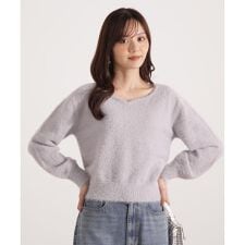 ミニシャギーハートネックニット 25AW