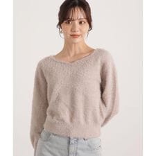 ミニシャギーハートネックニット 25AW