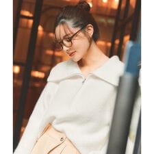 ビッグカラー畔ニット 25AW