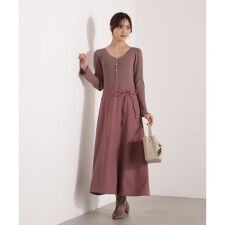 ニットドッキングレディーワンピース 25AW