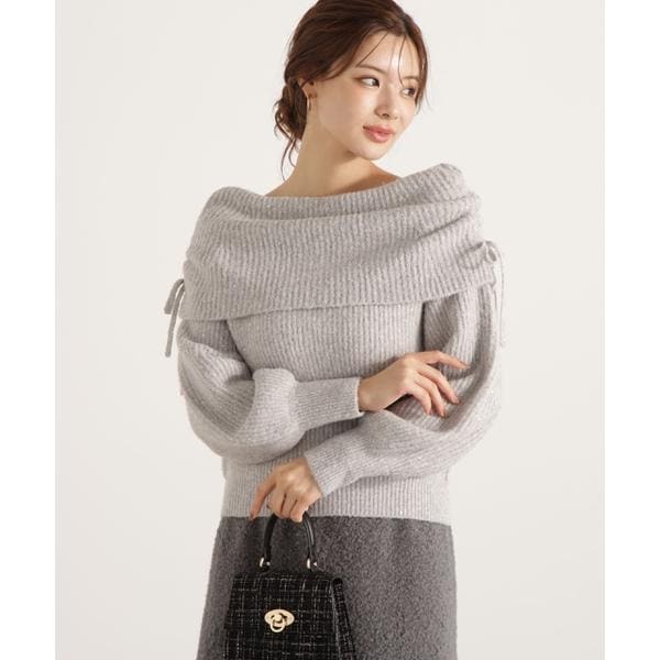 カラーネックラメニット 25AW | プロポーション ボディドレッシング