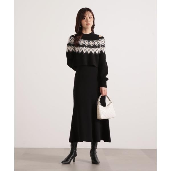 フロント釦ツイードワンピース 25AW | プロポーション ボディ