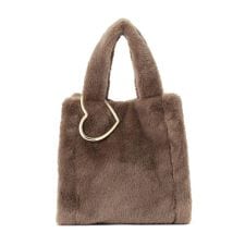 プロポーション ボディドレッシング(PROPORTION BODY DRESSING)のフェイクファーハートカラビナ付きトートバッグ 25AW