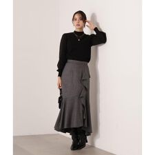 ラッフルディテールスカート　25AW