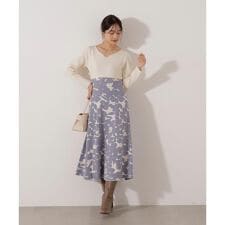 プロポーション ボディドレッシング(PROPORTION BODY DRESSING)のジャガードフラワーニットワンピース