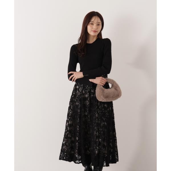 フロント釦ツイードワンピース 25AW | プロポーション ボディ