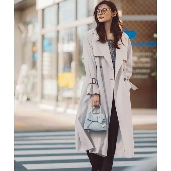 【美品未使用品】プロポーションボディドレッシング　トレンチコート 防シワ／花粉リリース＞ベーシックトレンチコート | プロポーション