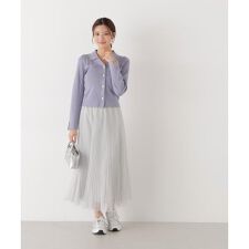 《EDIT COLOGNE》ラメプリーツスカート