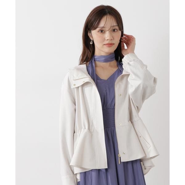 ステンカラーフェイクレザーブルゾン | ミラ オーウェン(Mila Owen