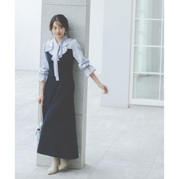 チェックジャガードニットワンピース | プロポーション ボディ