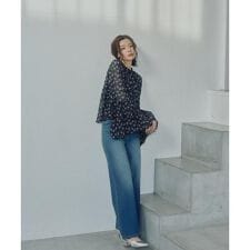 〈a／mie〉ワイドデニムパンツ　26SS