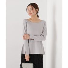 ペプラムベーシックニット　26SS
