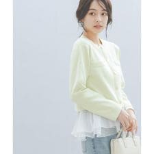 〈a／mie〉シルク混ニットカーディガン　26SS