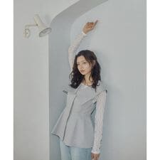 〈a／mie〉ビッグカラージレ　26SS