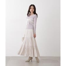 《EDIT COLOGNE》ランダムギャザースカート　26SS