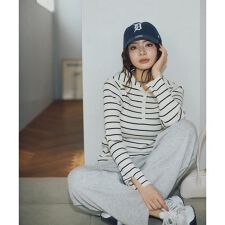 〈a／mie〉ビッグカラーリブニット　　26SS