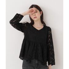 レースペプラムブラウス　26SS