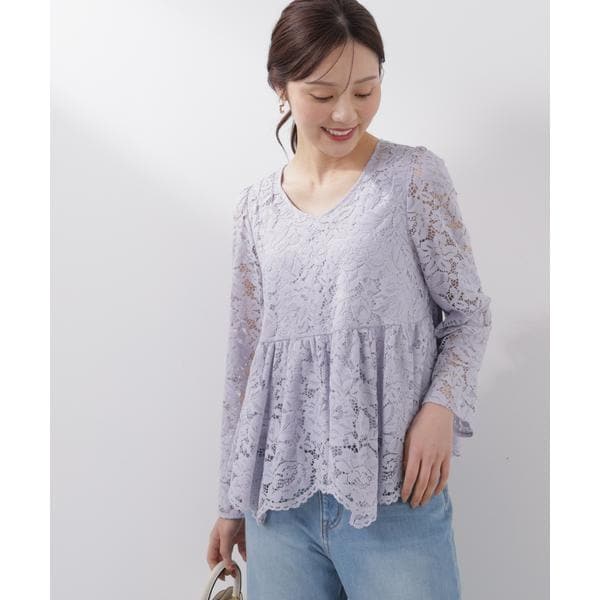 レースペプラムブラウス 26SS | プロポーション ボディドレッシング