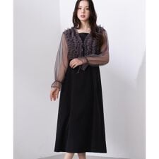 ＜L＞ラッフルボレロセットアップ　26SS