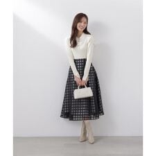 ポロカラーニットワンピース　26SS