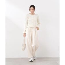 〈a／mie〉カットイージータックパンツ　26SS