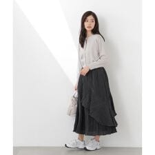 ワッシャーティアードスカート　26SS