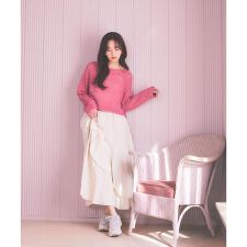 ワッシャーティアードスカート　26SS