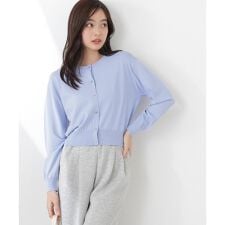 ＜ウォッシャブル／UV＞ベーシックカーディガン　26SS