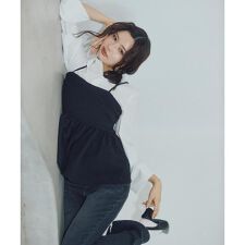 〈a／mie〉膨れジャガードビスチェ　26SS