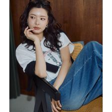 〈a／mie〉フォトプリントT　26SS