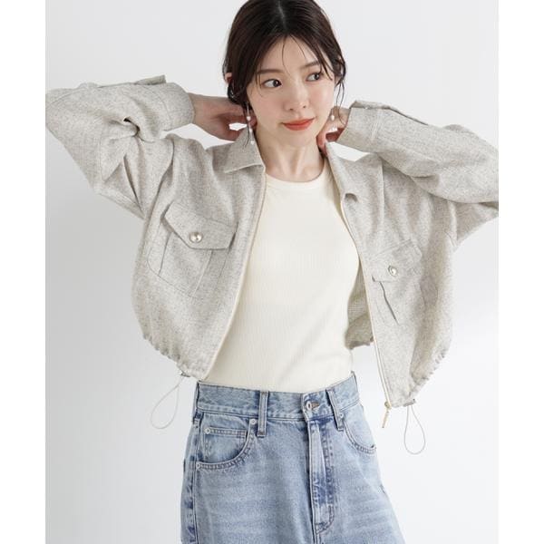 新品タグ付❤︎25SS PRIDE コットン リネン 切替 ブルゾン ジャケット ブルゾン TRACK JACKET 261TSNHーJKM05