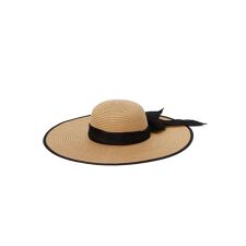 リボンつば広ハット