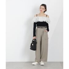 〈a／mie〉カーゴパンツ　26SS