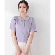 ＜UV＞衿付きステッチラインニット　26SS