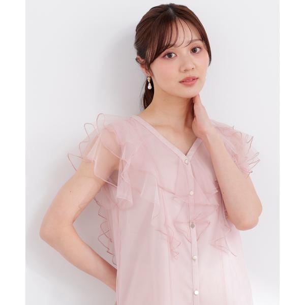 チュールラッフルブラウス 26SS | プロポーション ボディドレッシング