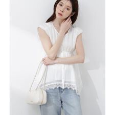 レーストリミングヘムブラウス 26SS