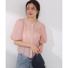 バルーンスリーブレディブラウス