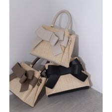 雑材フロントリボンバッグミニ