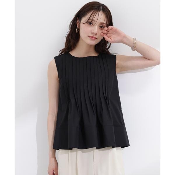 a／mie〉ピンタックフレアーブラウス26SS | プロポーション ボディ