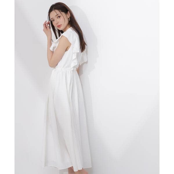 プロポーションボディドレッシングホワイトチェック柄 半袖ワンピース PROPORTION BODY DRESSING｜プロポーションボディドレッシングの