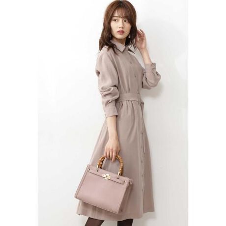 ベルト付きシャツワンピース プロポーション ボディドレッシング Proportion Body Dressing ファッション通販 マルイウェブチャネル To606 110 64 01