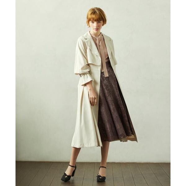 JILLbyJILLSTUART バックプリーツドレストレンチ ◇バックプリーツドレストレンチ | ジル バイ ジル スチュアート(JILL