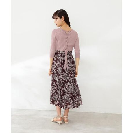 ボタニカルリーフプリントワンピース ジル バイ ジルスチュアート Jill By Jill Stuart ファッション通販 マルイウェブチャネル Cb002 079 74 01