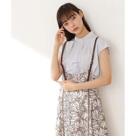 ラッフルフロントブラウスノースリーブ | ジル バイ ジル スチュアート 