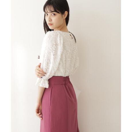 カットフラワージャカードブラウス | ジル バイ ジル スチュアート 