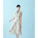 ツートーンレースラッフルワンピース | ジル バイ ジル スチュアート 